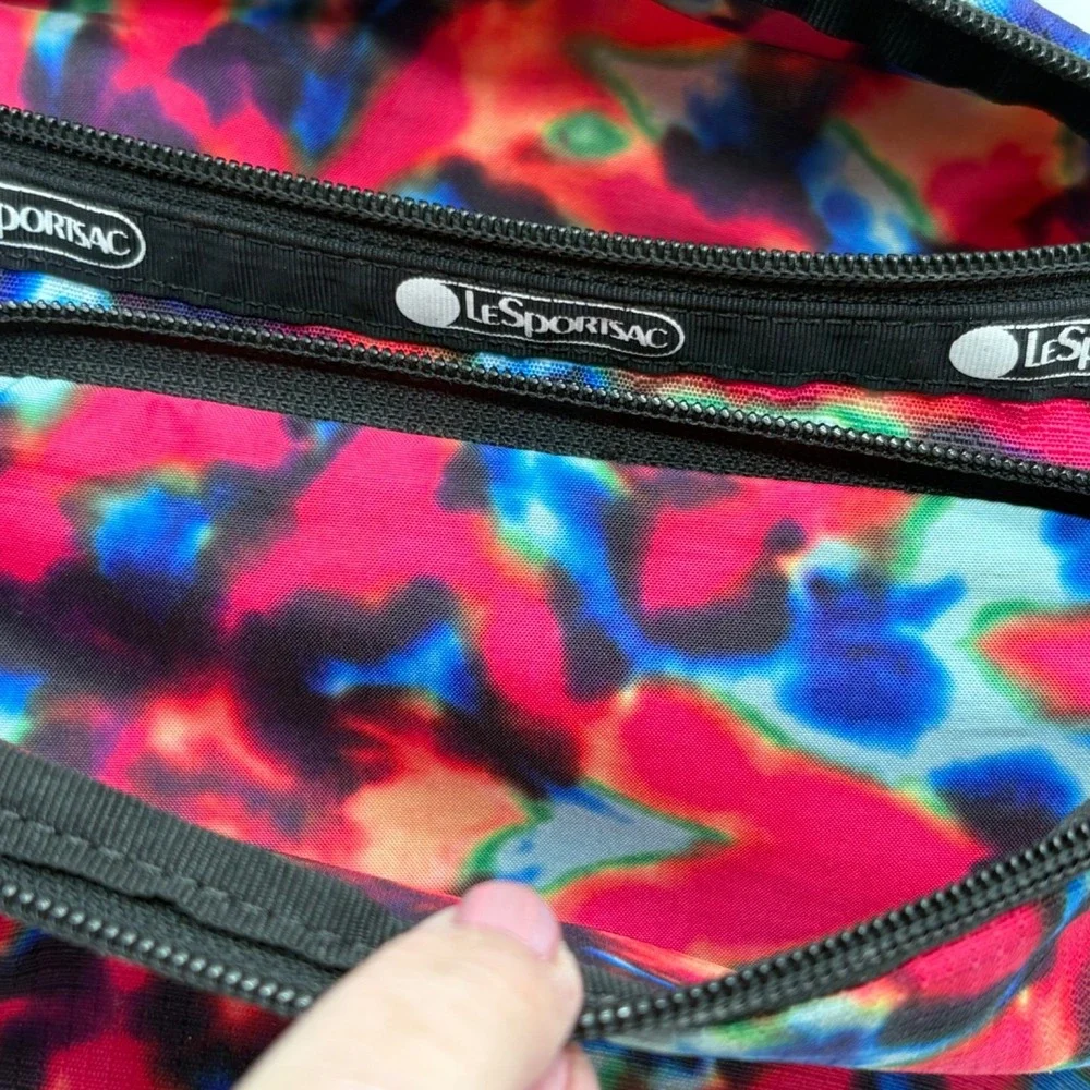 LeSportsac X Baron Von Fancy Tie Dye Fanny Pack Crossbody Waist Sling‎ Bag EUC